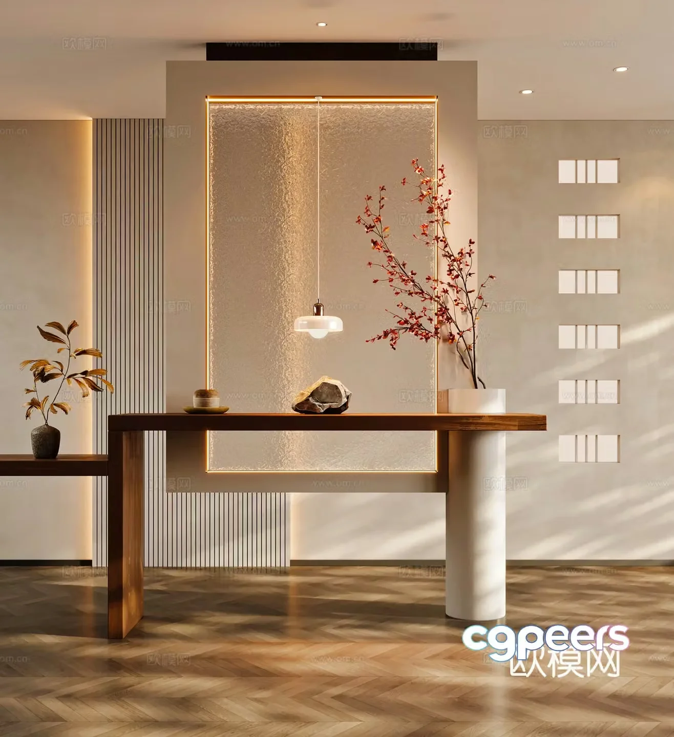 Wasabi Entrance Partition 3D Model