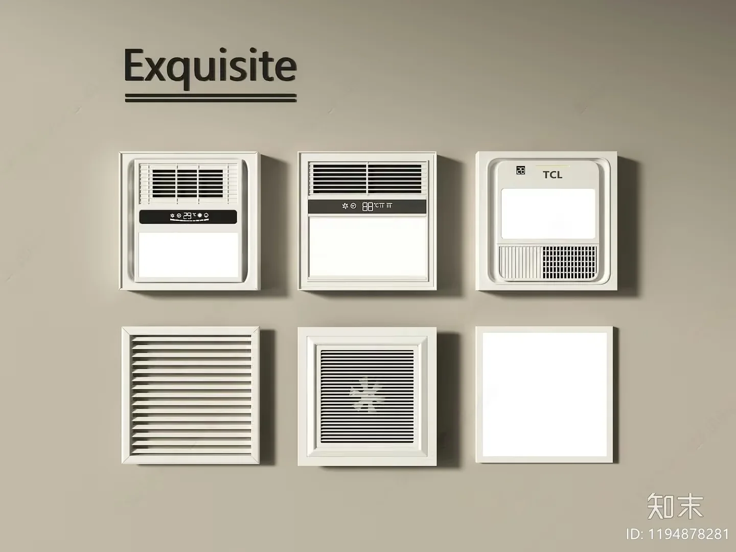 Air Conditioning Units 3D Model – 15903 – VRAY Render