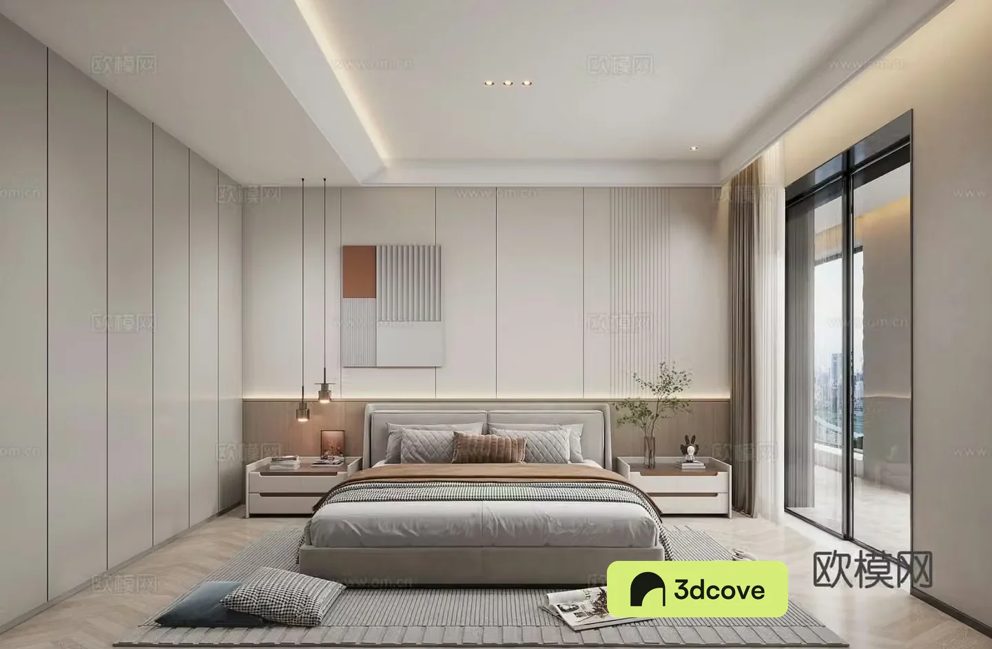 Modern bedroom second bedroom