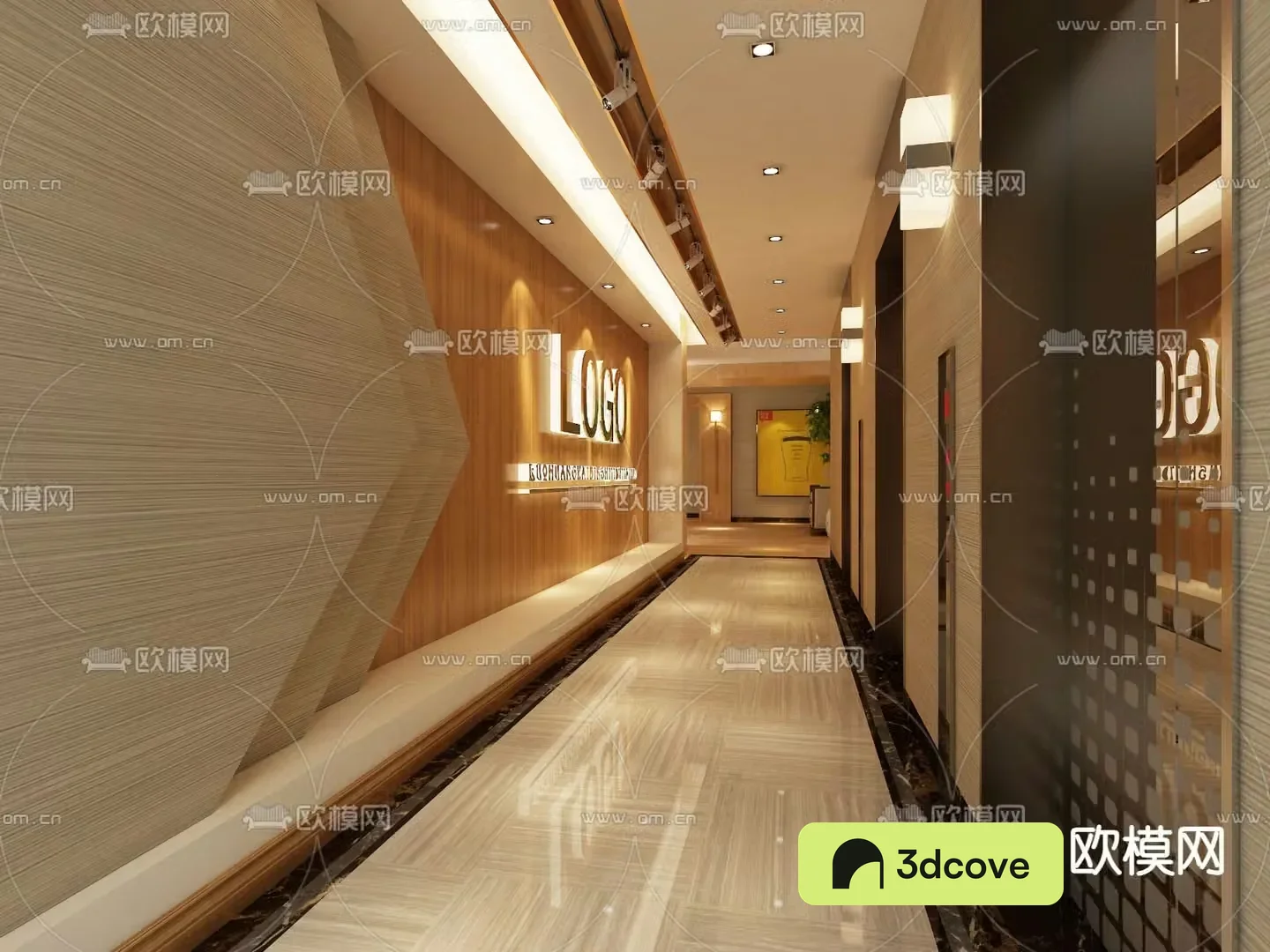 Office elevator hall