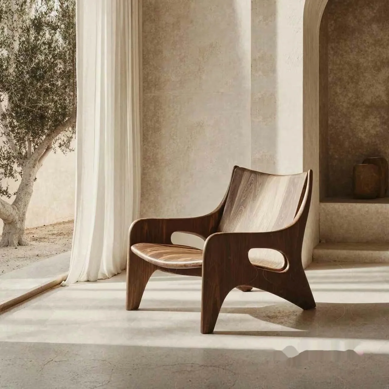 Wooden Chair 3D Model – 21376 – VRAY Render