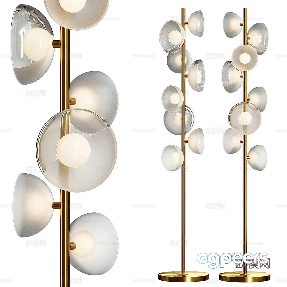 New Chinese style light luxury VINSENT FL floor lamp 3d model