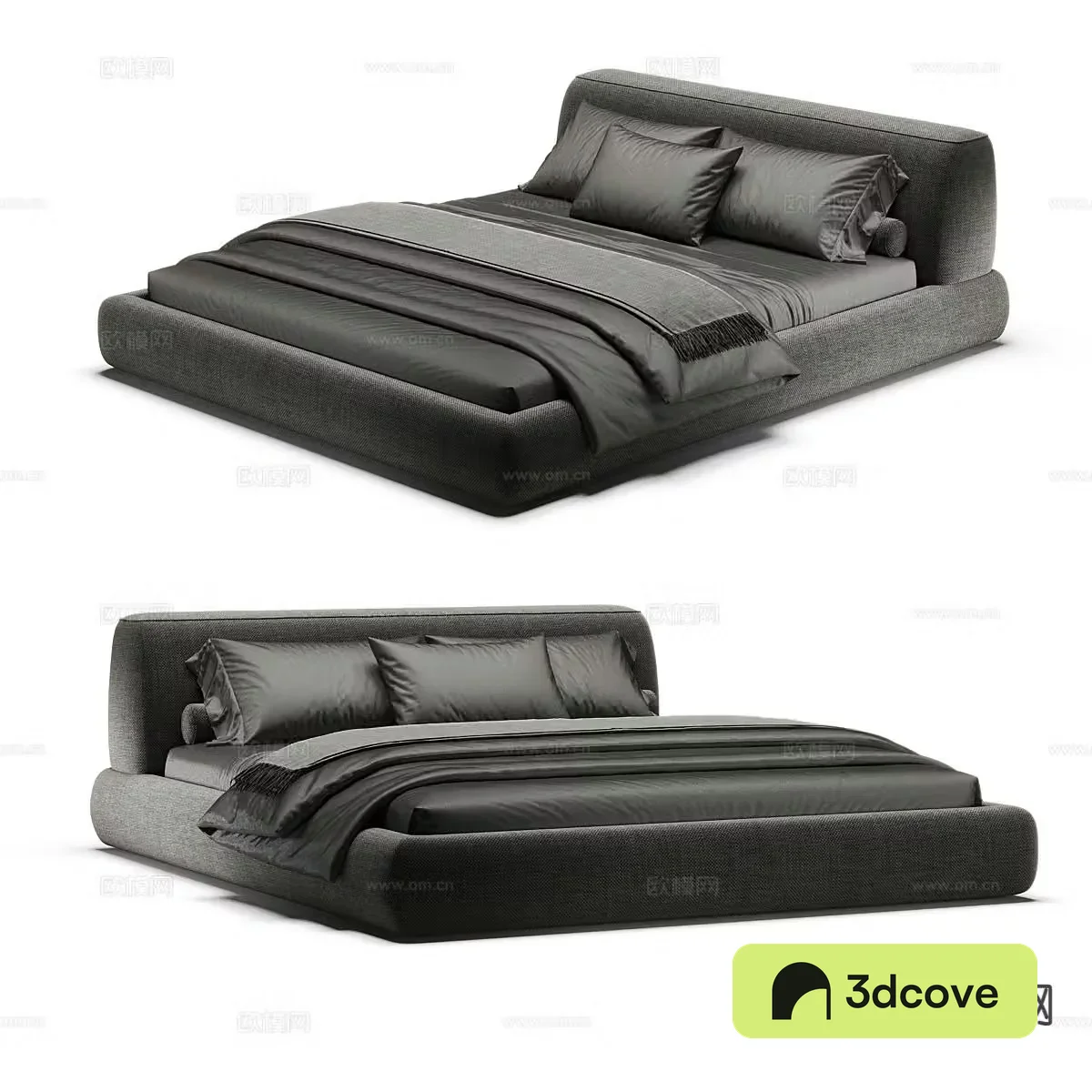 Simple double bed