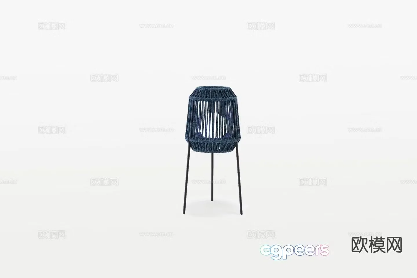 Garden lamp outdoor lamp floor lamp woven lamp atmosphere lamp Internet celebrity lamp 3D model
