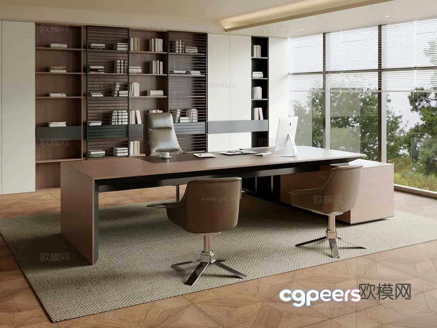 Modern Manager Office Leadership Office Manager Office Department Office Independent Office 3D Model