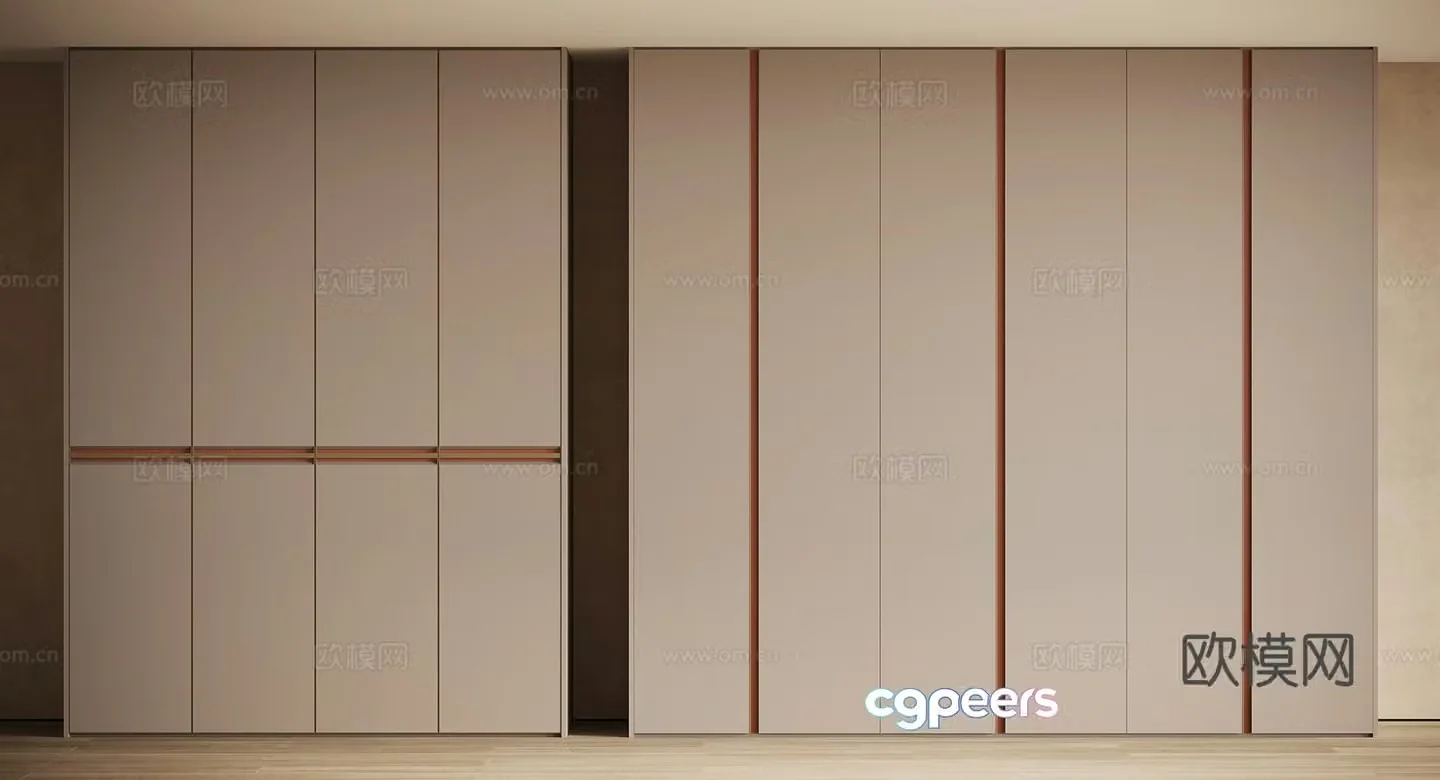Bedroom wardrobe Master bedroom wardrobe Customized wardrobe 3D model