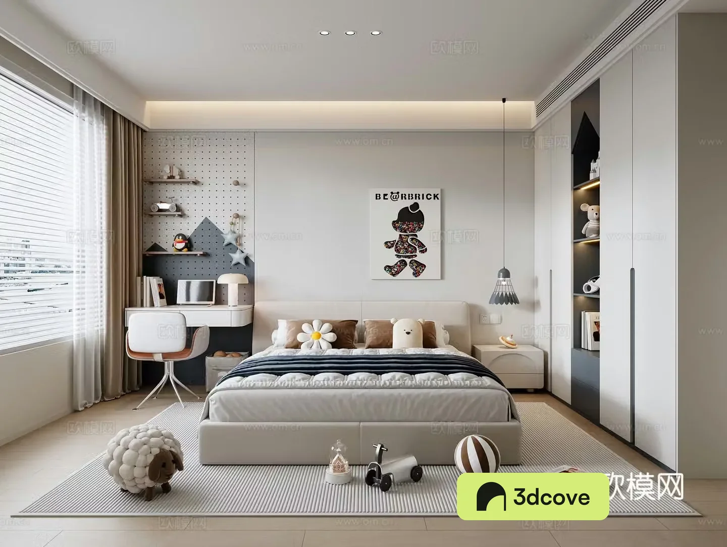 Modern boy children’s room