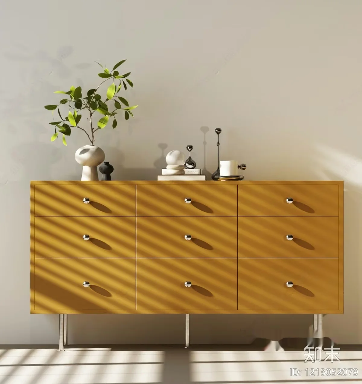 Modern Dresser 3D Model – 3915 – VRAY Render