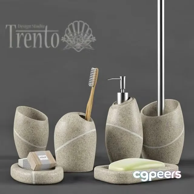 3ds Max Free – Bathroom Trento Sea Stone
