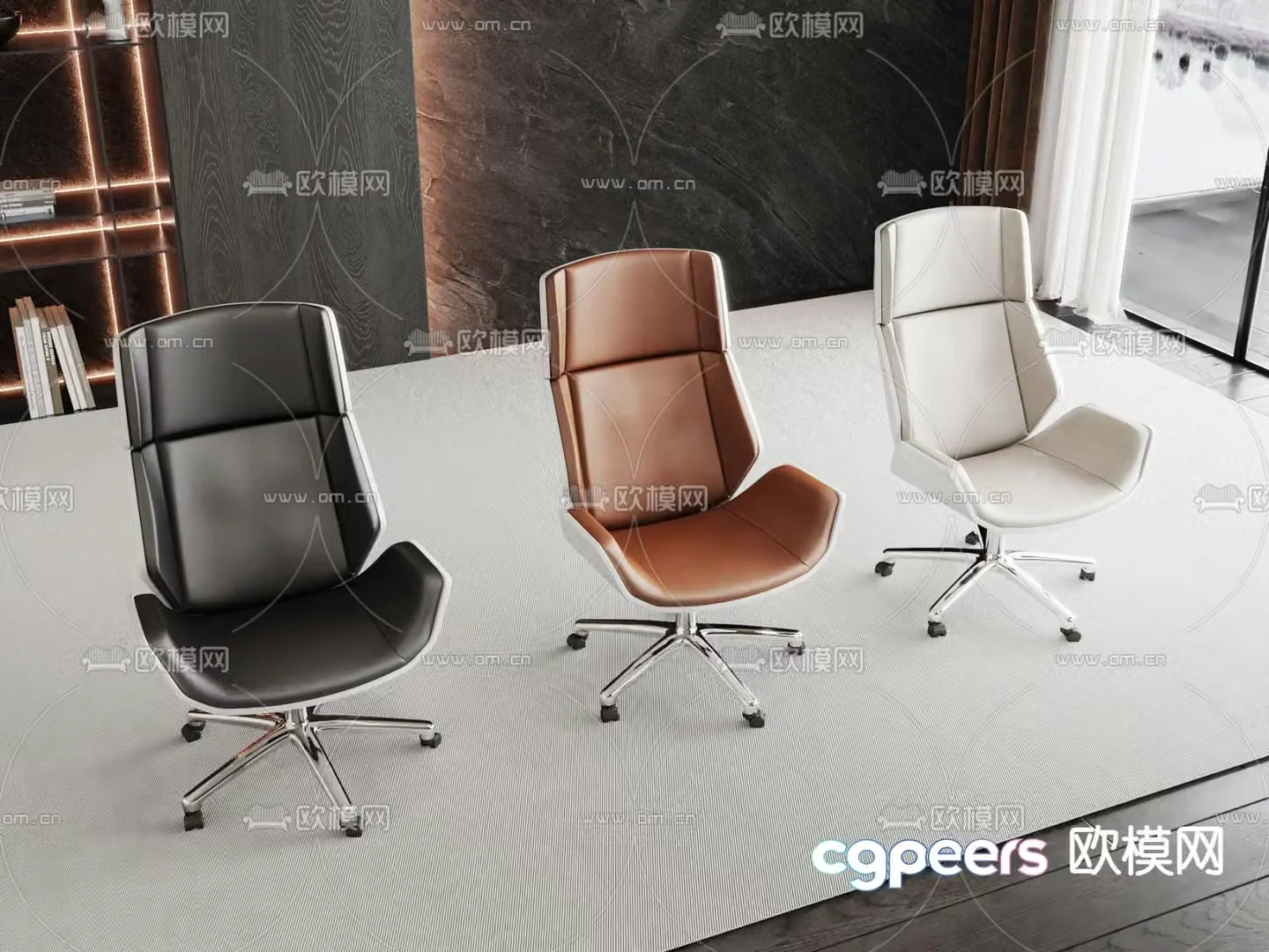 Office chair executive chair boss chair 3d model