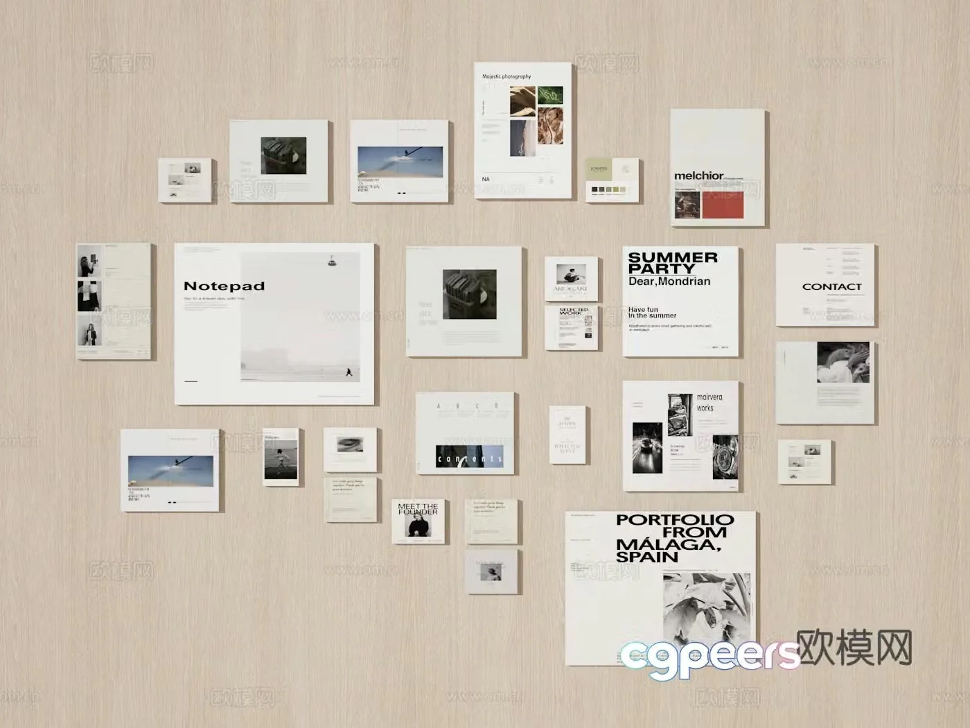 Photo wall 3d model