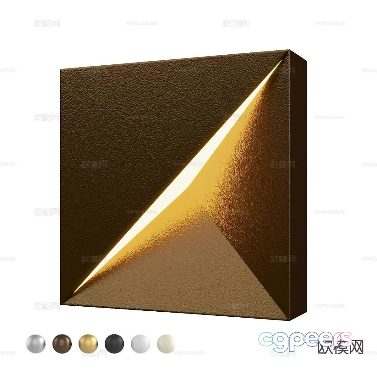 Modern outdoor lamp wall lamp 3d model