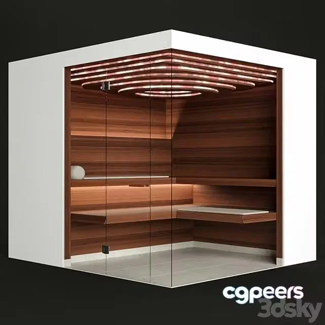 3ds Max Free – Sauna Klafs Aurora