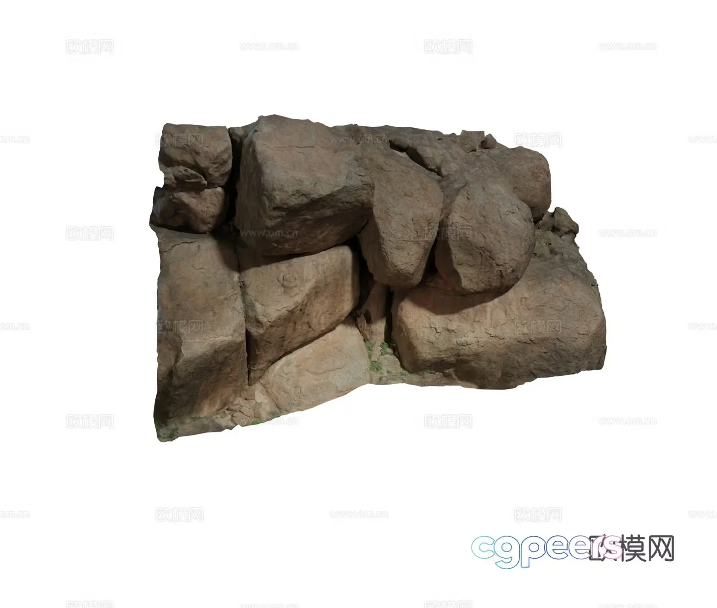 Modern stones mountain stones molding stones landscape stones garden stones group of stones natural weathered stones 3D model