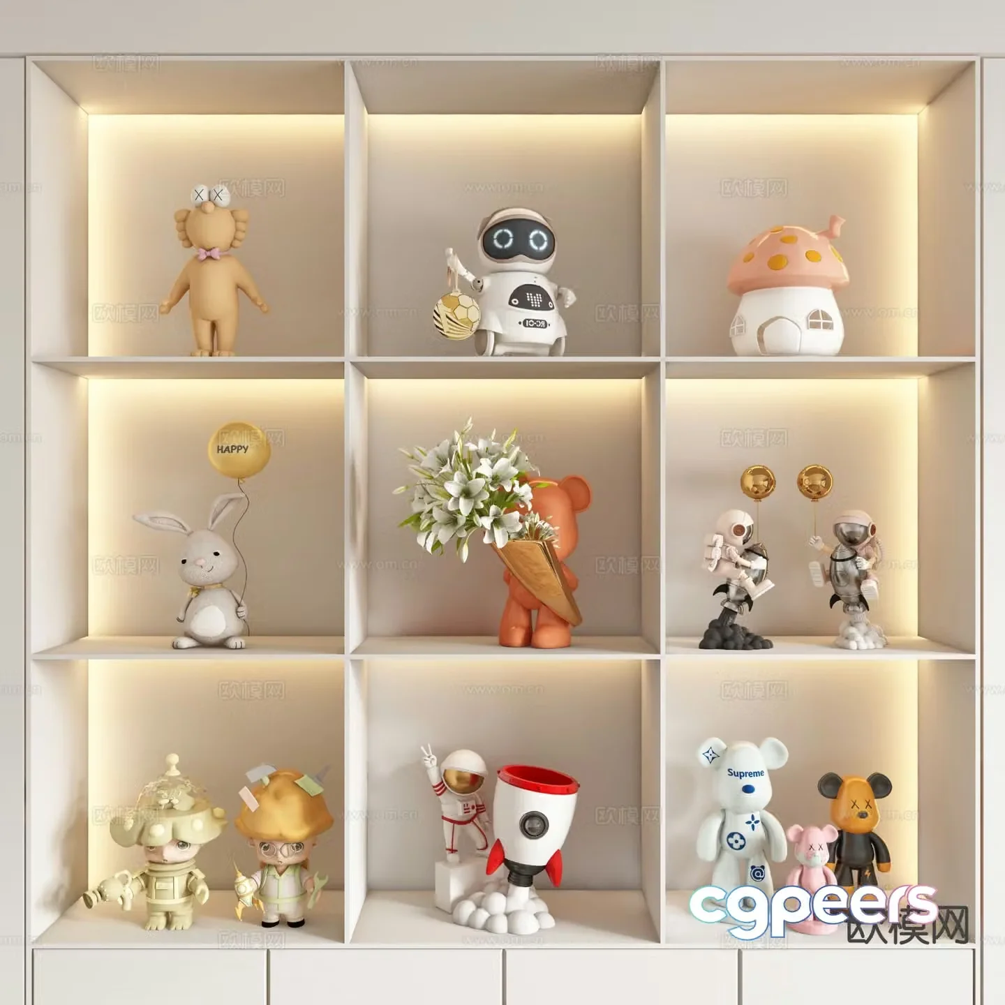 Children’s toys doll 3d model