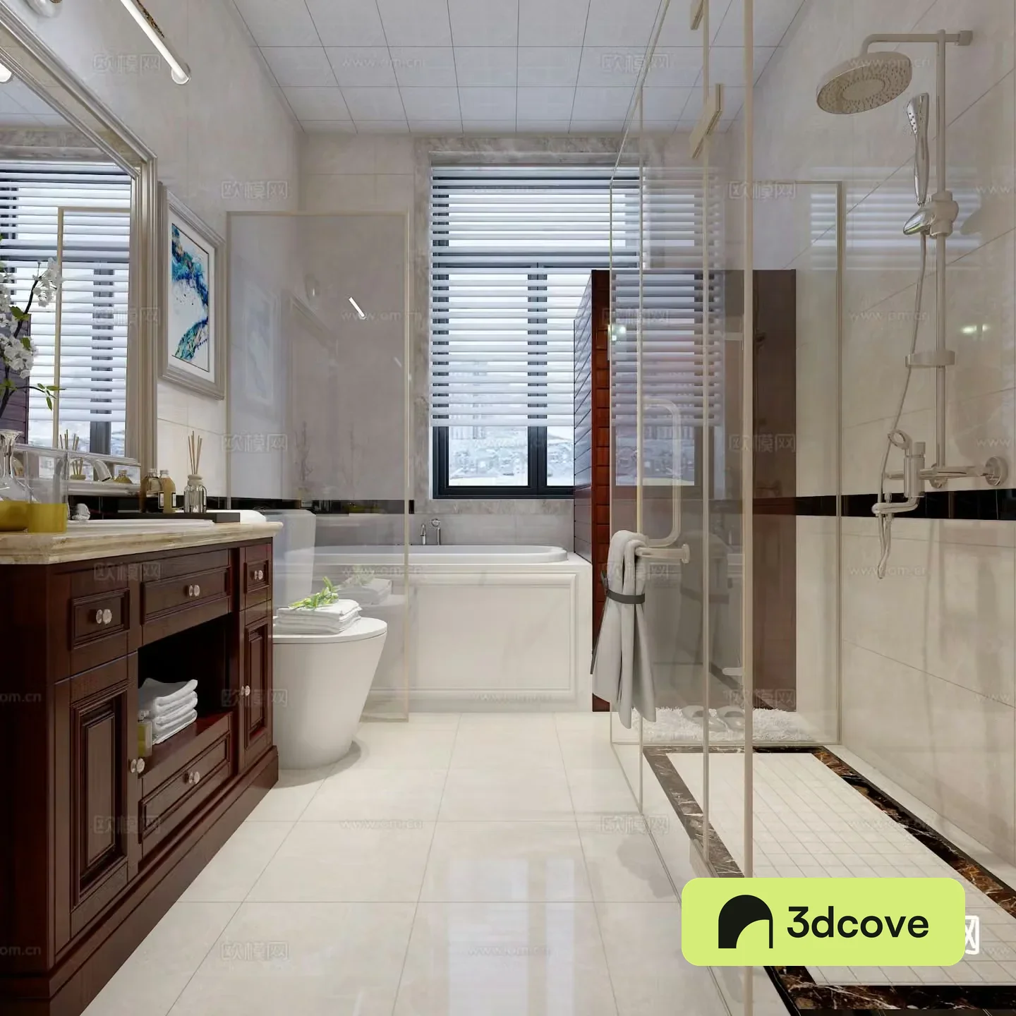 American bathroom