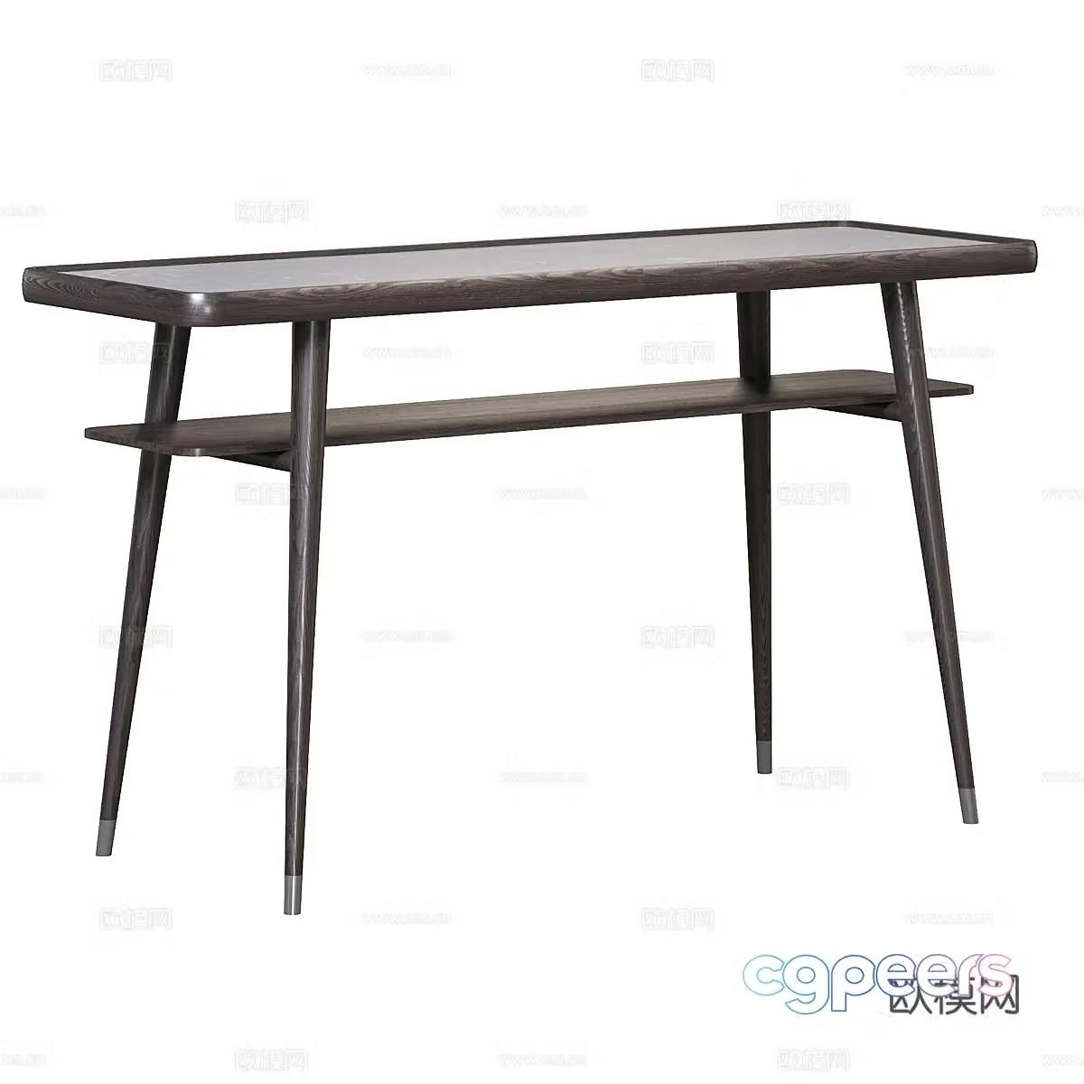 Middle Ages Plan End View Platform Storage Shelf Storage Table Long Table End View Table Side Cabinet Exhibition rack 3D Model
