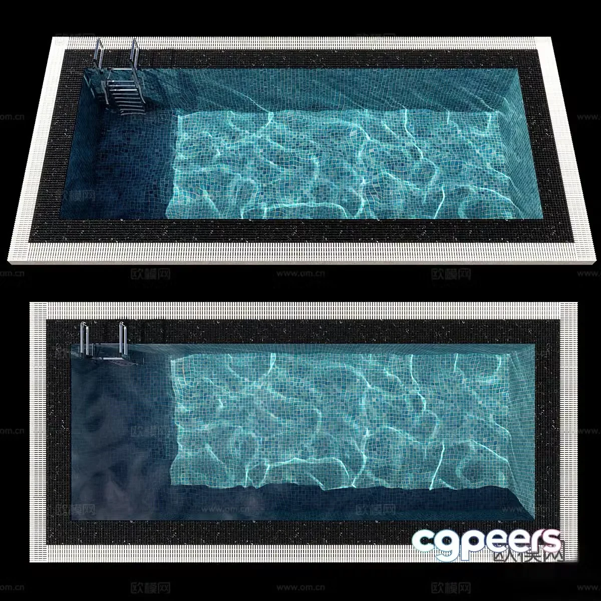 pool swimming pool 3d model