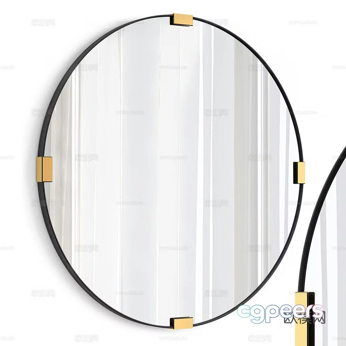 Mirror Circle Mirror 3D Model
