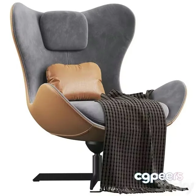 3ds Max Free – Lazy armchair