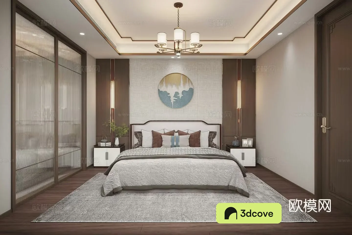 New Chinese bedroom
