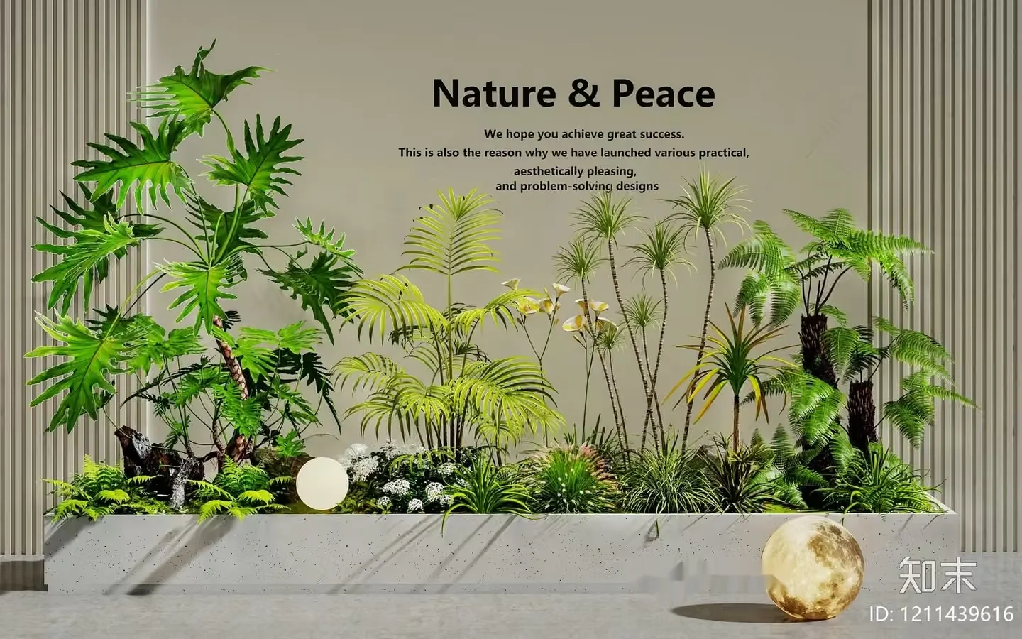 Modern Nature And Peace 3D Model – 3579 – VRAY Render