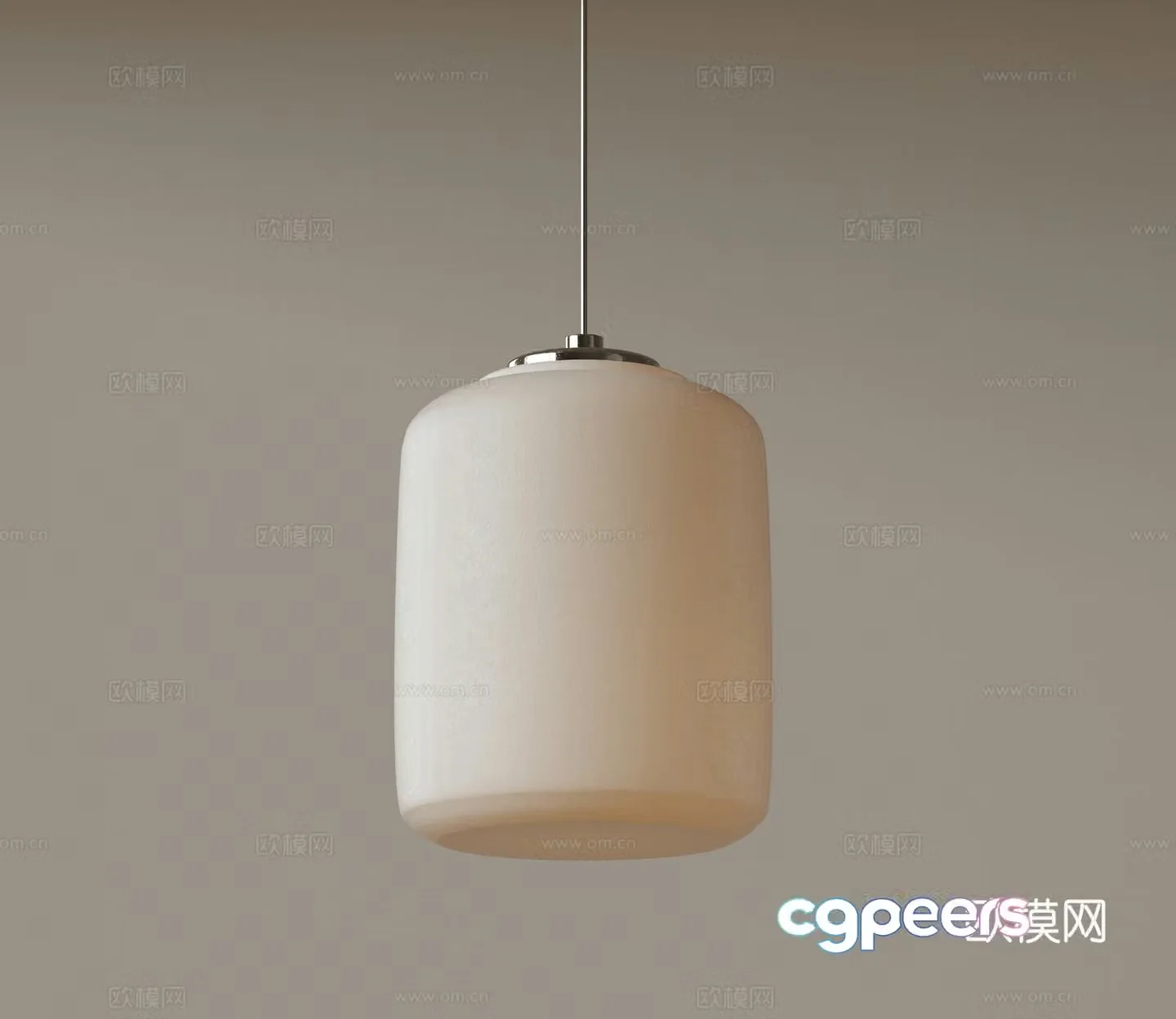 Modern bedside chandelier single head chandelier 3d model