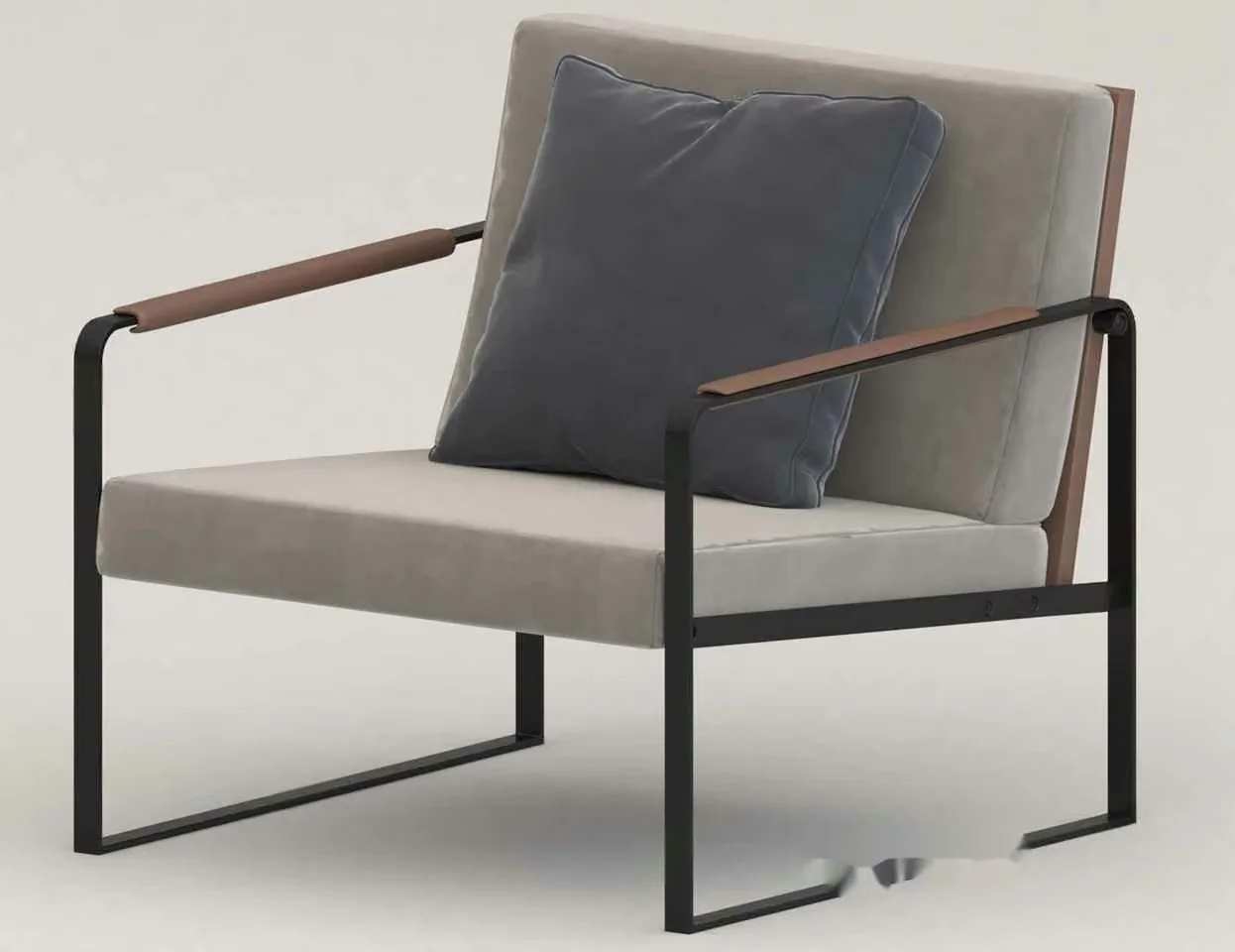 Modern Grey Chair 3D Model – 16554 – VRAY Render