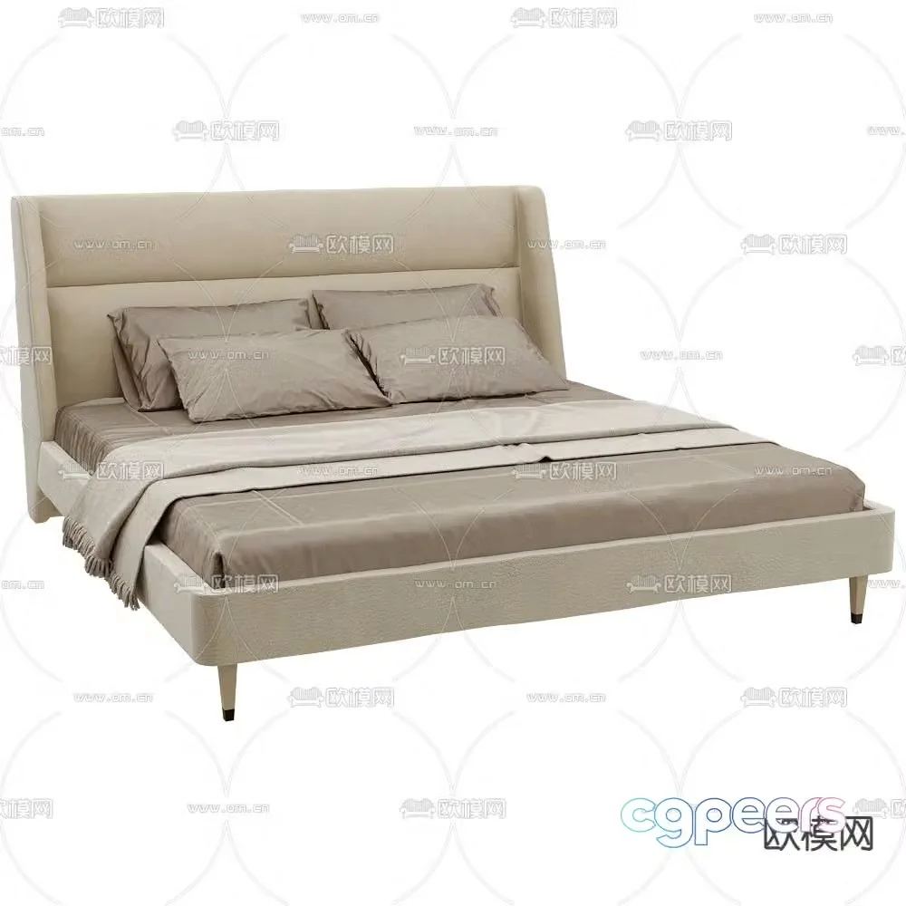 CPRN double bed 3d model