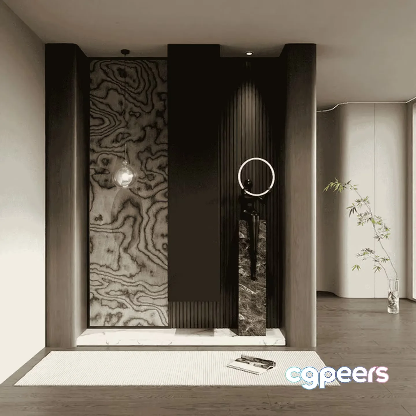 A Modern Interior Design 3D Model – 15135 – VRAY Render