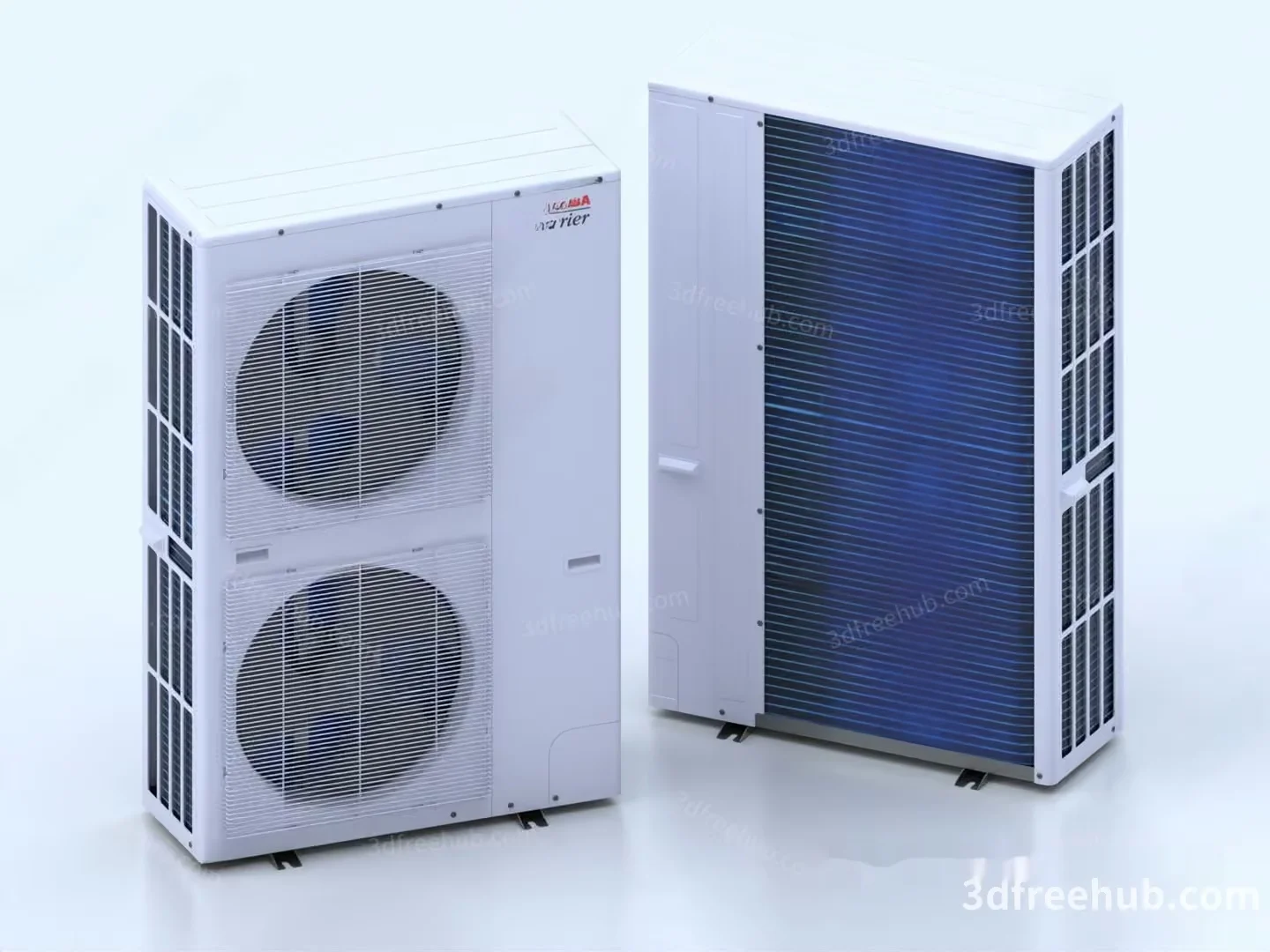 Two Air Conditioning Units 3D Model – 6207 – VRAY Render