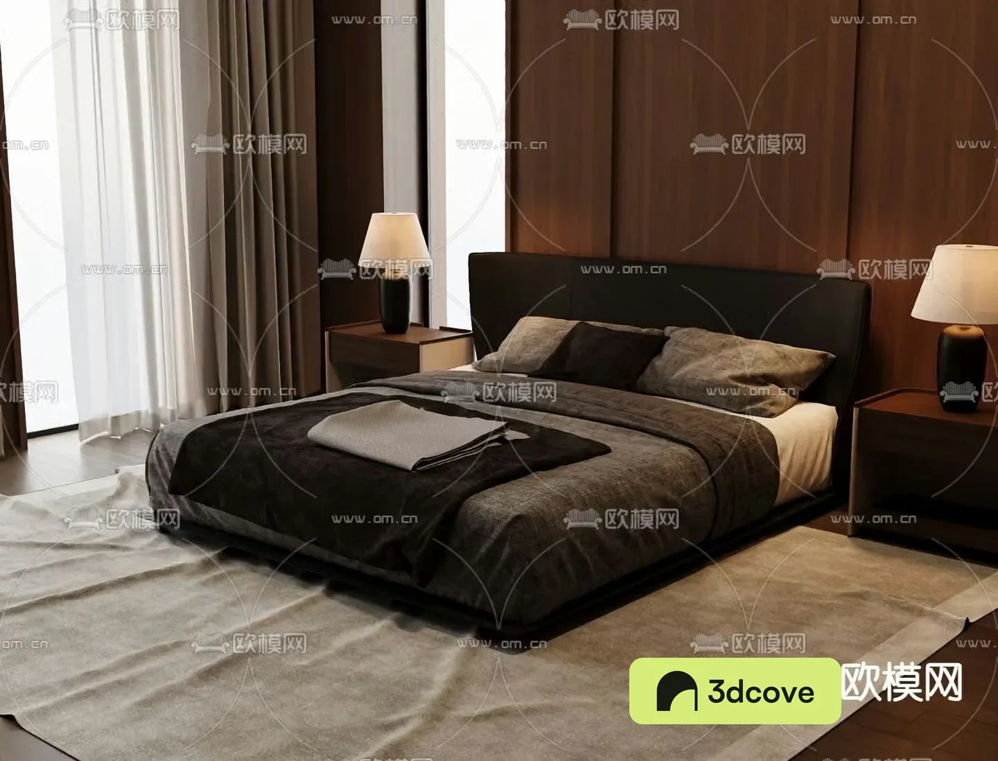 Italian double bed