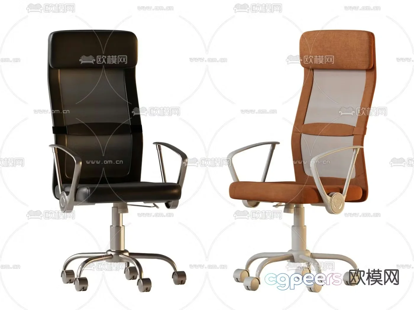 Office chair employee chair conference chair 3d model
