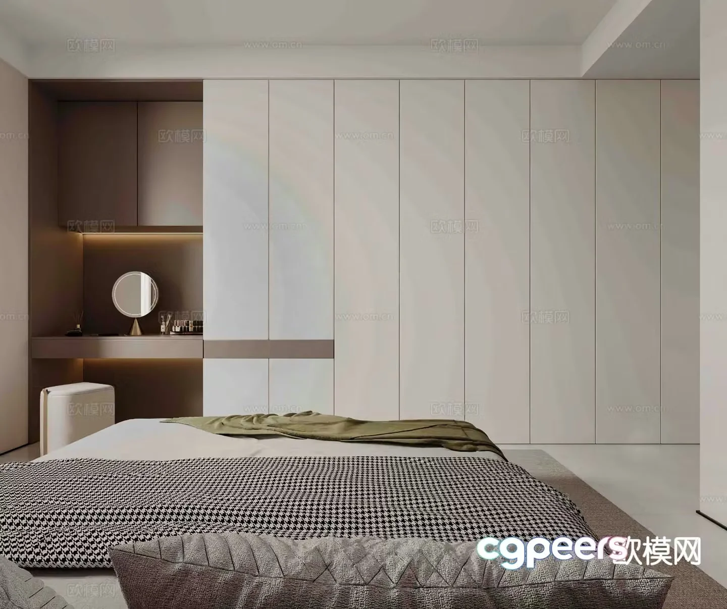 Modern Wardrobe Wardrobe 3d Model