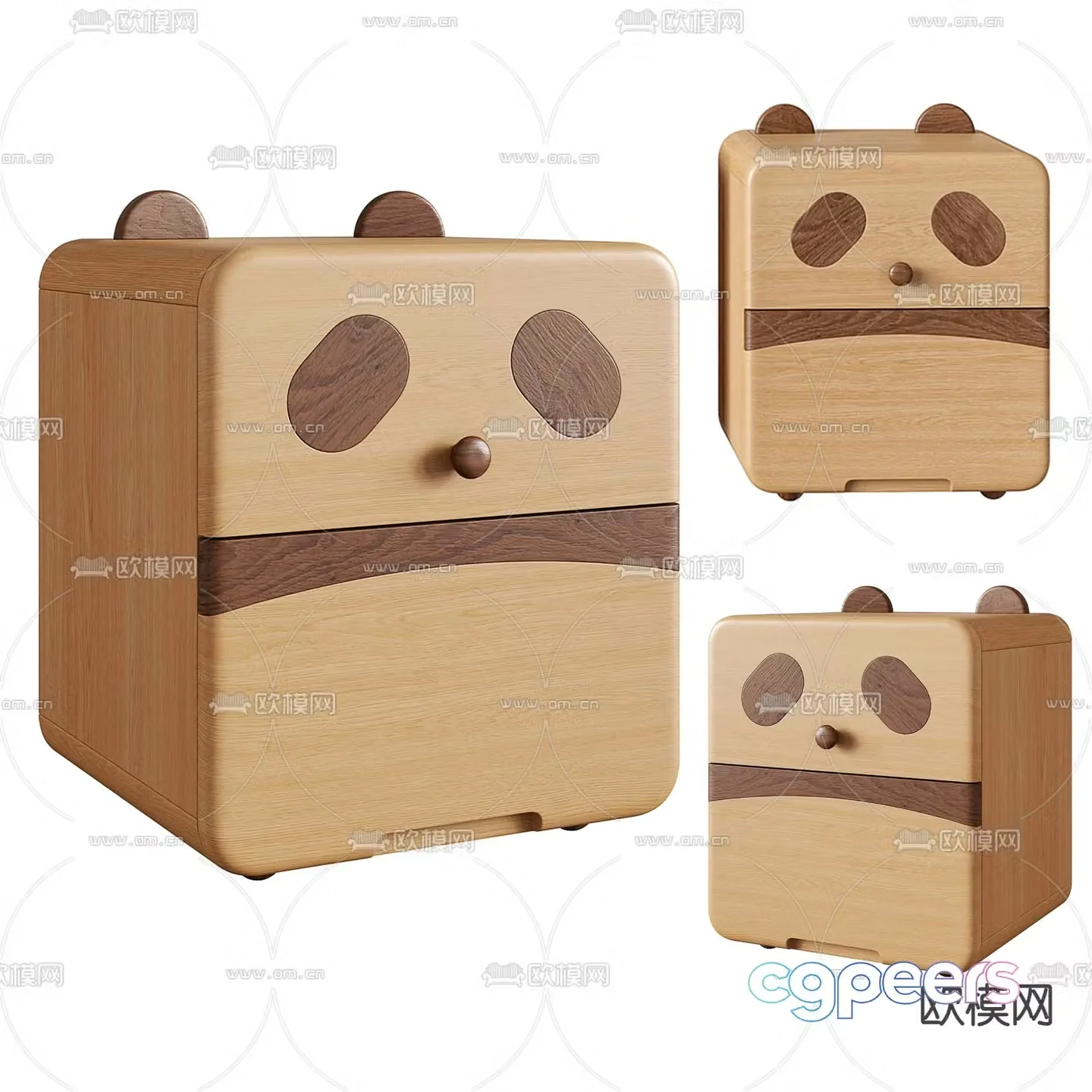 Children’s bedside table 3d model