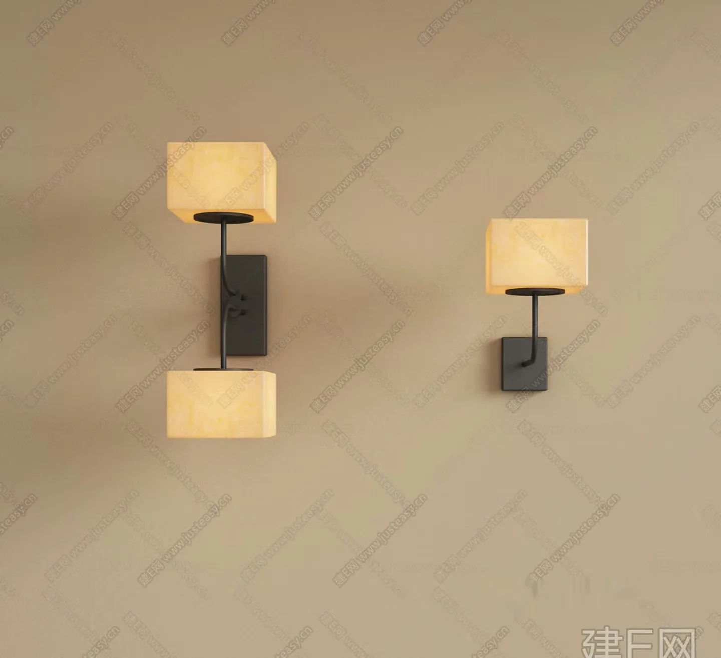 Modern Light Fixtures 3D Model – 10334 – VRAY Render