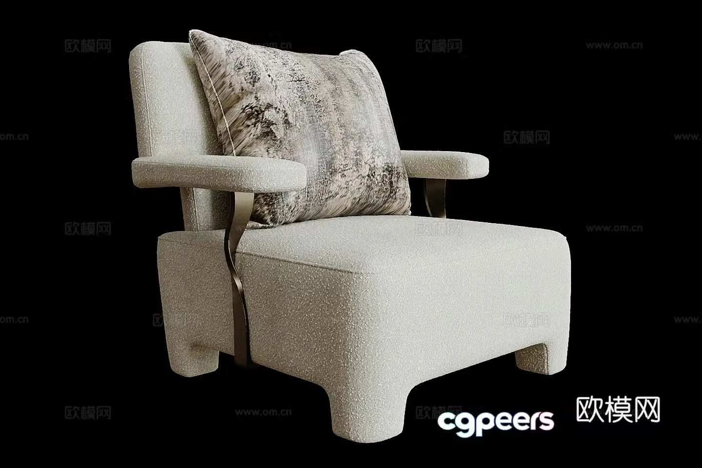 Wasser leisure chair 3d model
