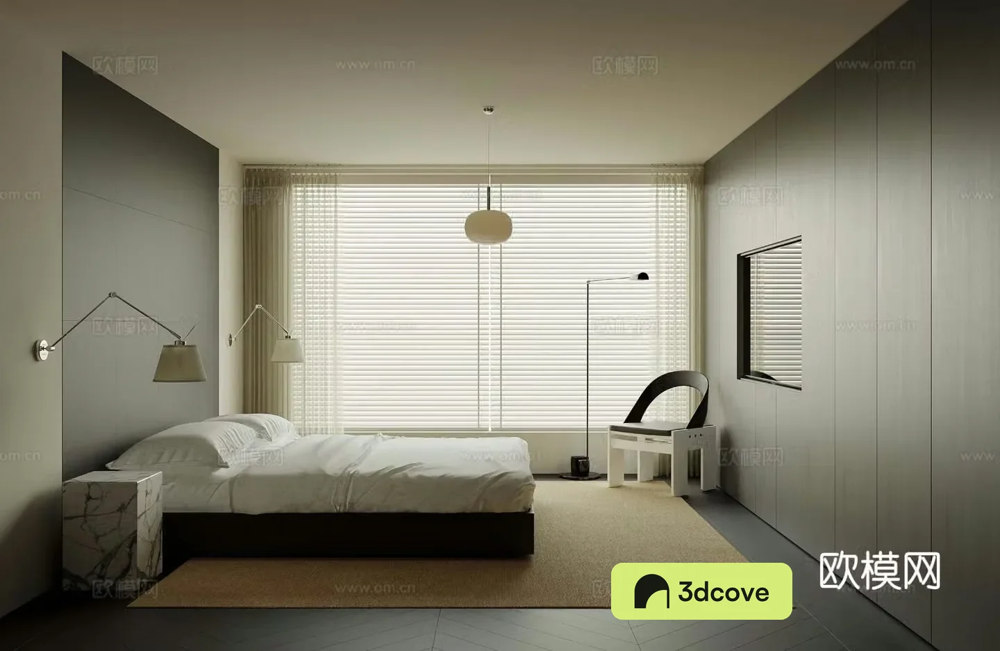 Modern bedroom second bedroom