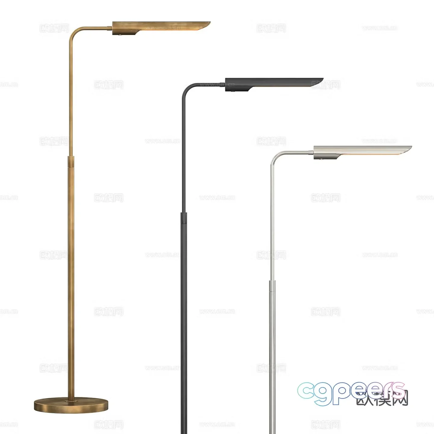 Modern floor lamp 3d model