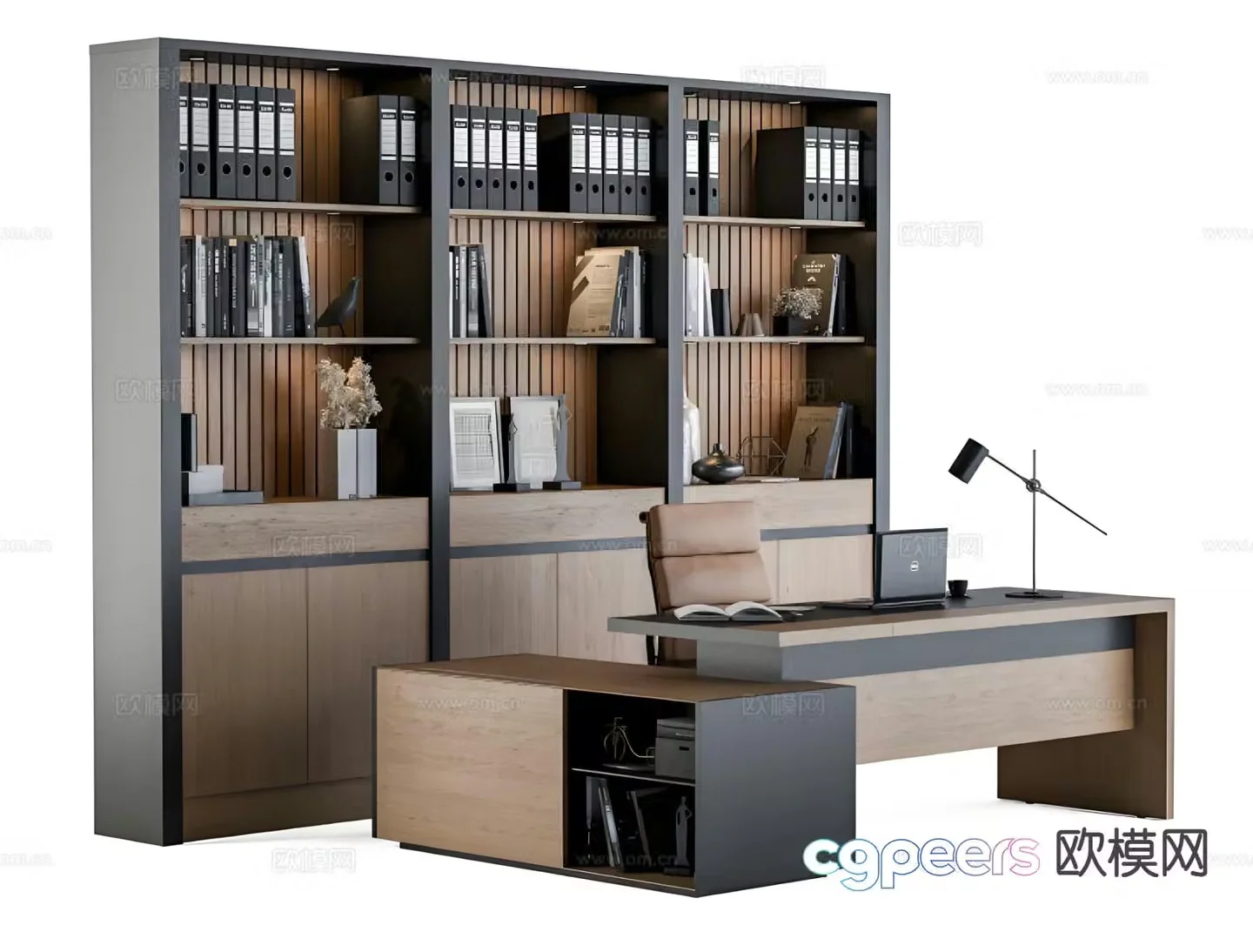 Desk desk desk computer desk 3d model