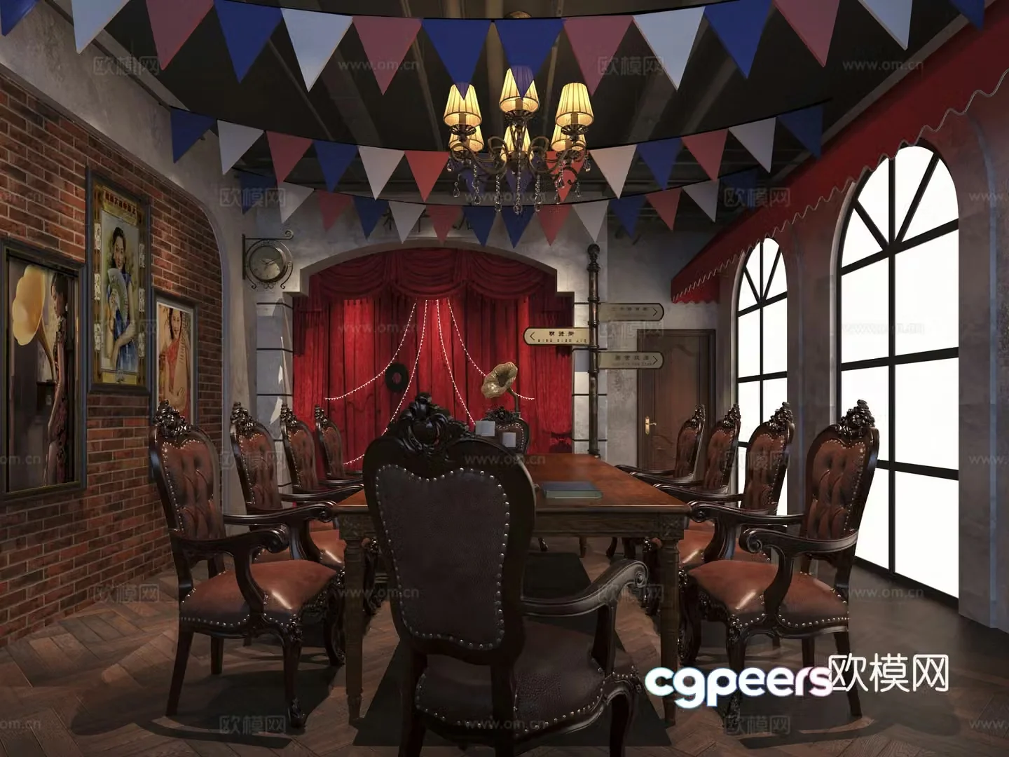 The Republic of China Haipaifeng script kills space 3D model