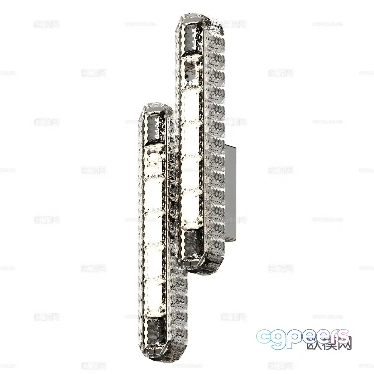 Modern light luxury TGBE wall light 3d model