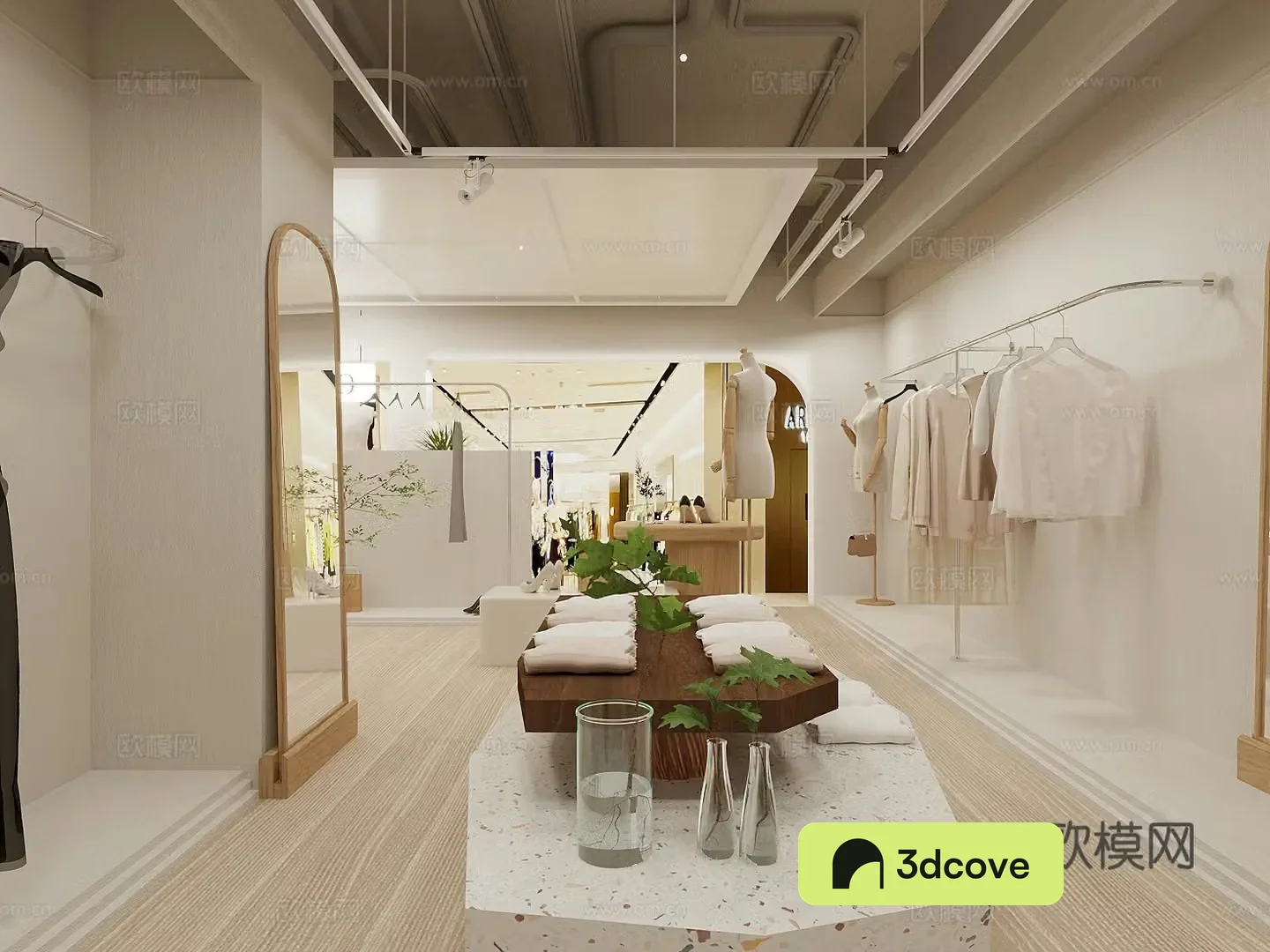 Modern clothing store Women’s clothing store Bakery store