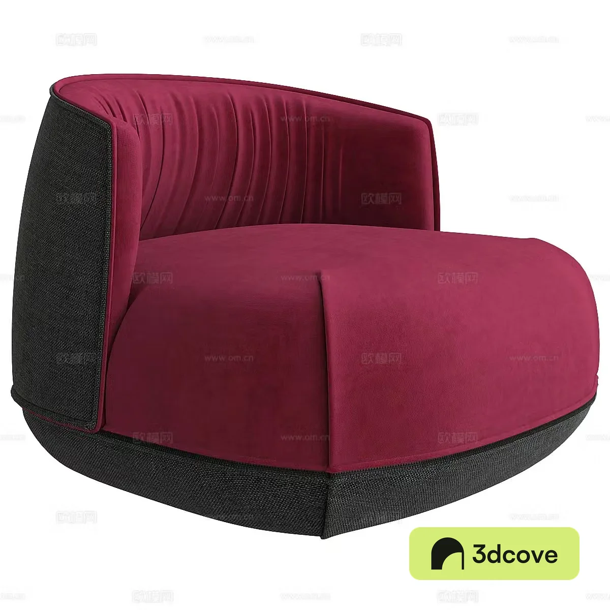 Modern Italian Brioni up armchair