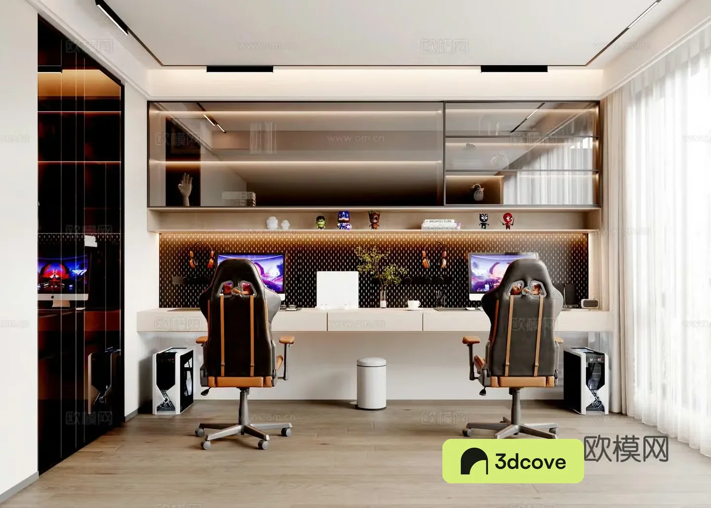 Modern e-sports room