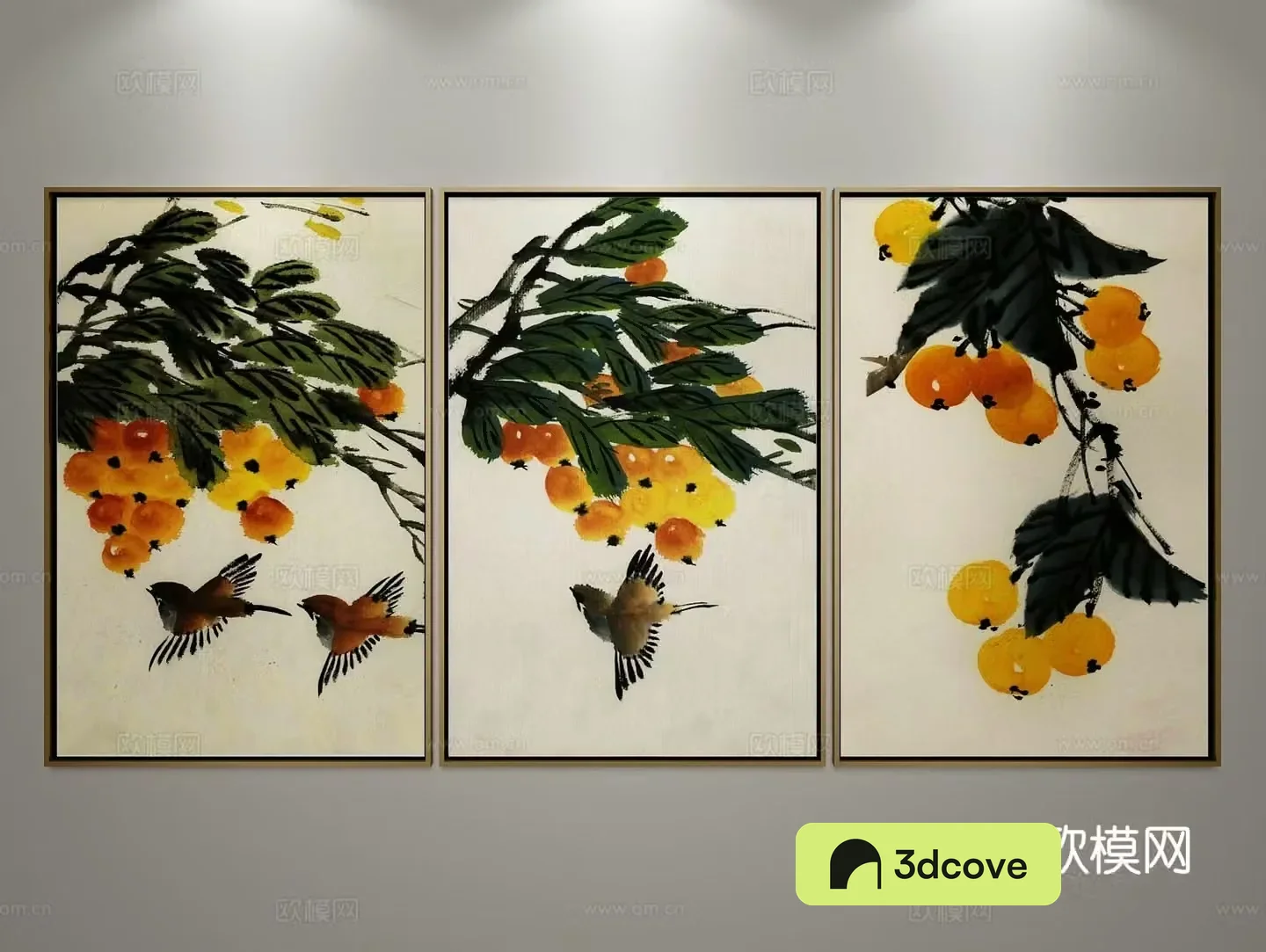 New Chinese style decorative painting flower and bird painting