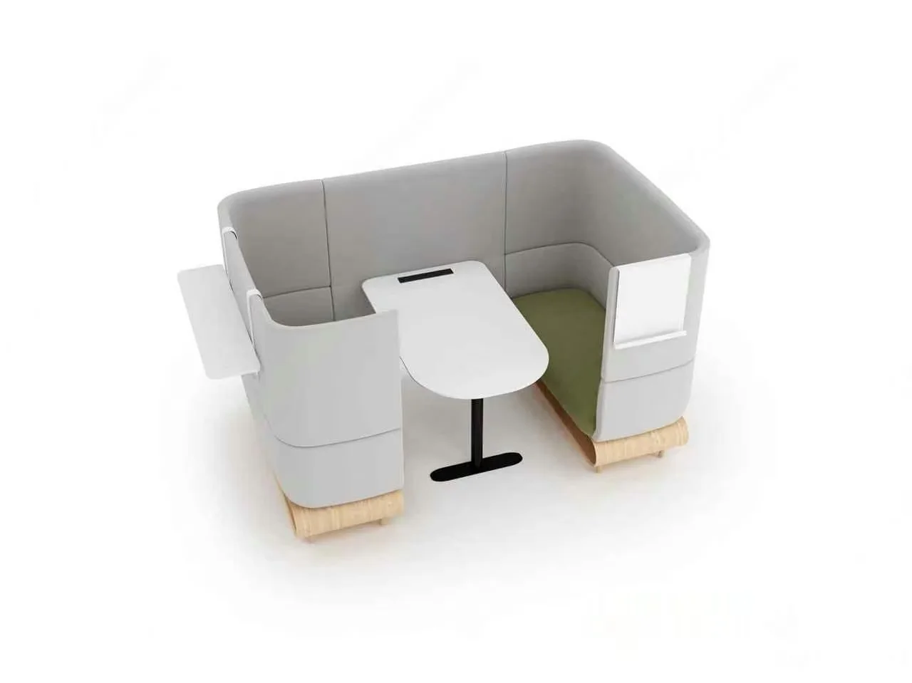 Modern White Couch 3D Model – 9686 – VRAY Render