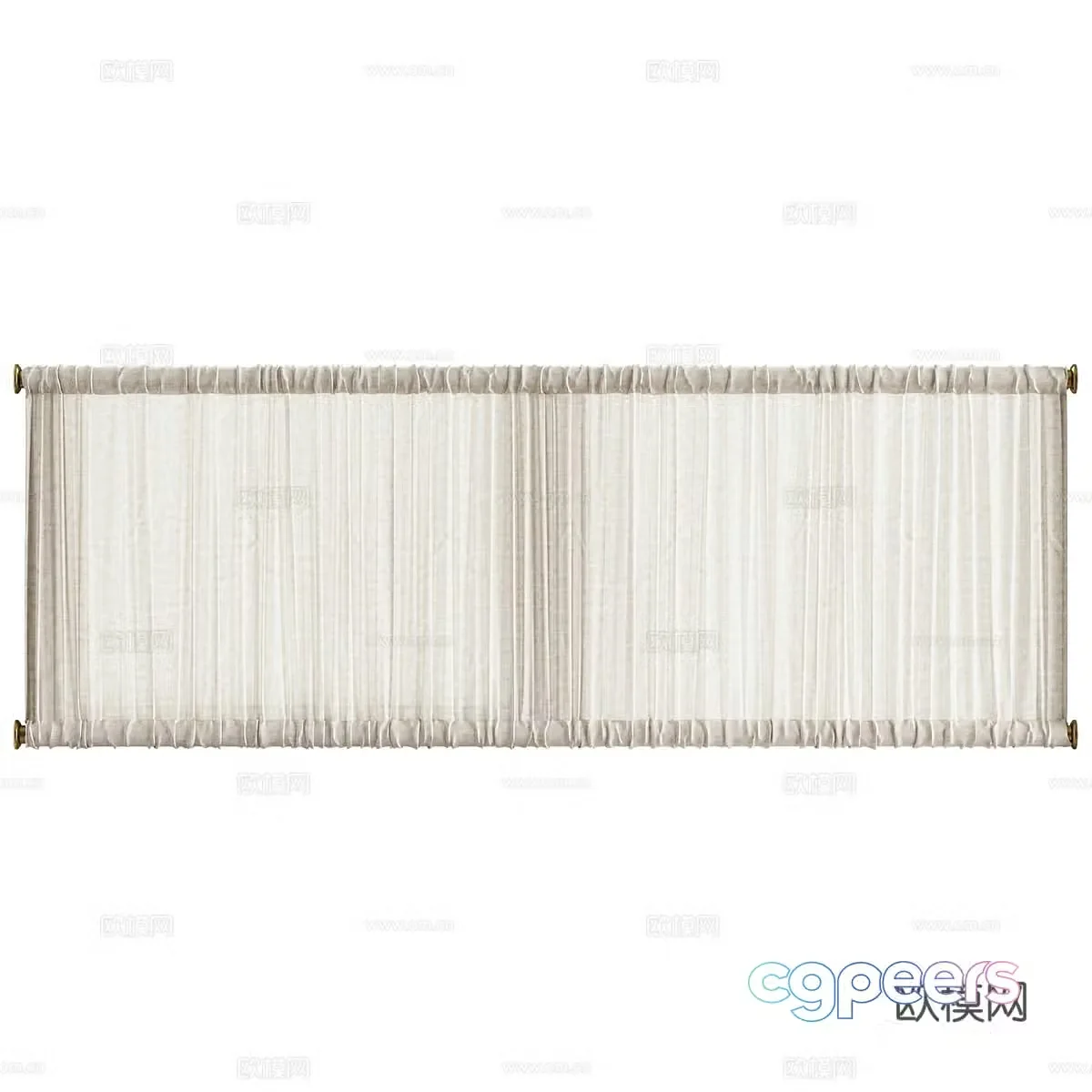Curtain 3d model