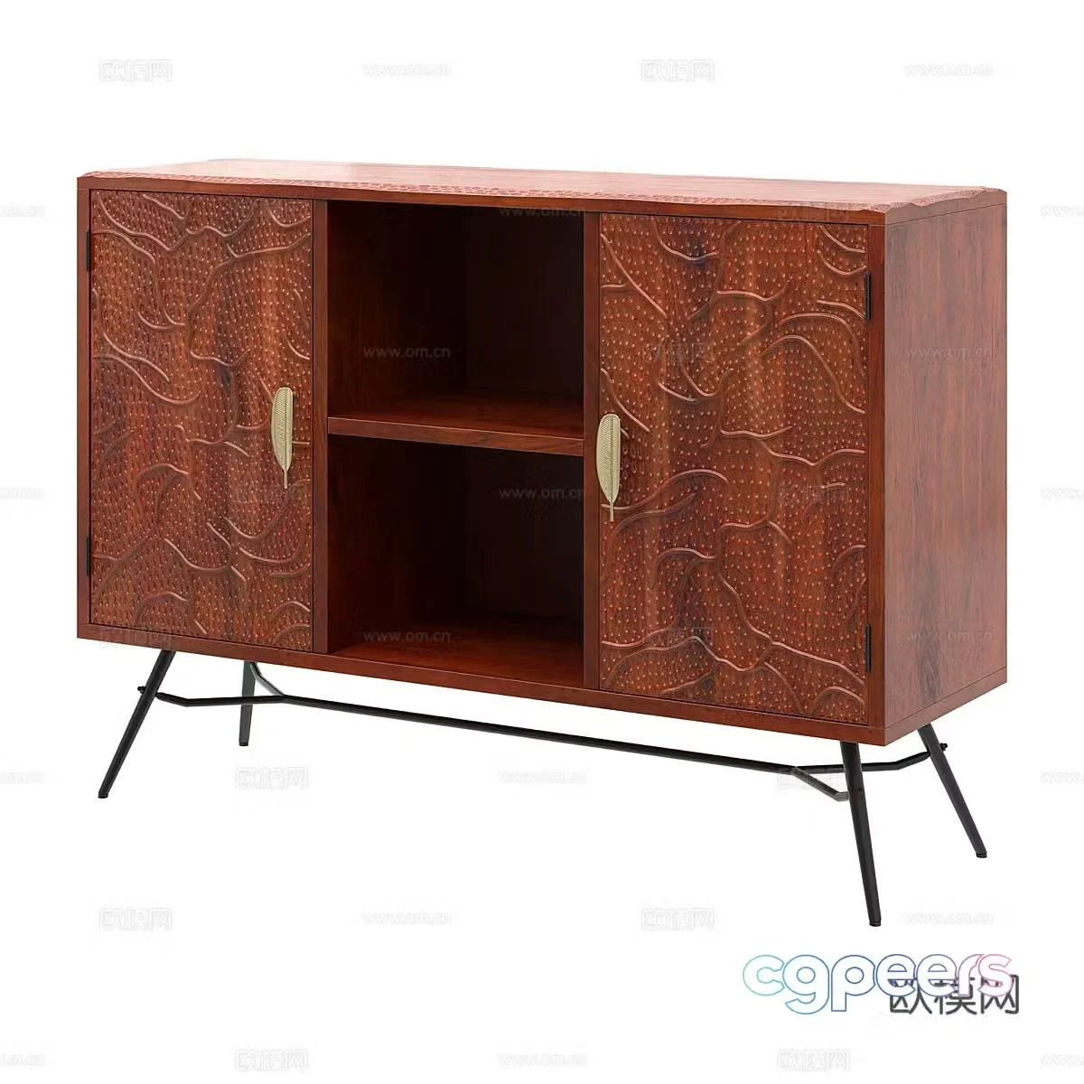Nordic simple decorative side cabinet side cabinet simple decorative cabinet wooden decorative cabinet side cabinet 3D model