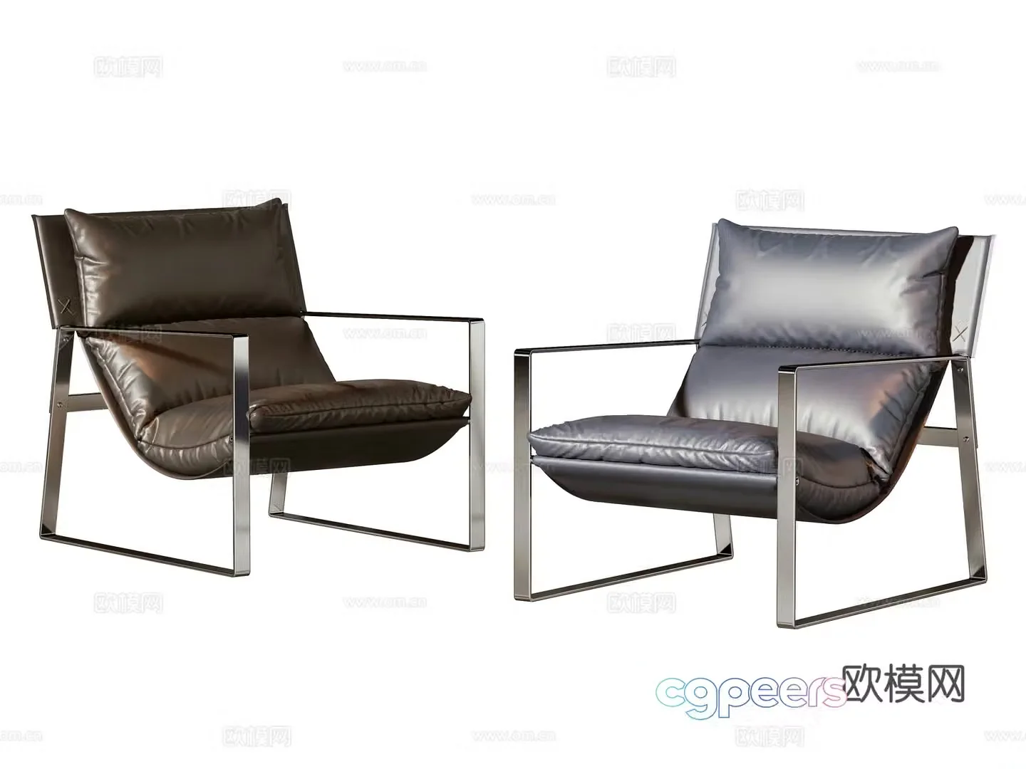 Modern leisure chair 3d model